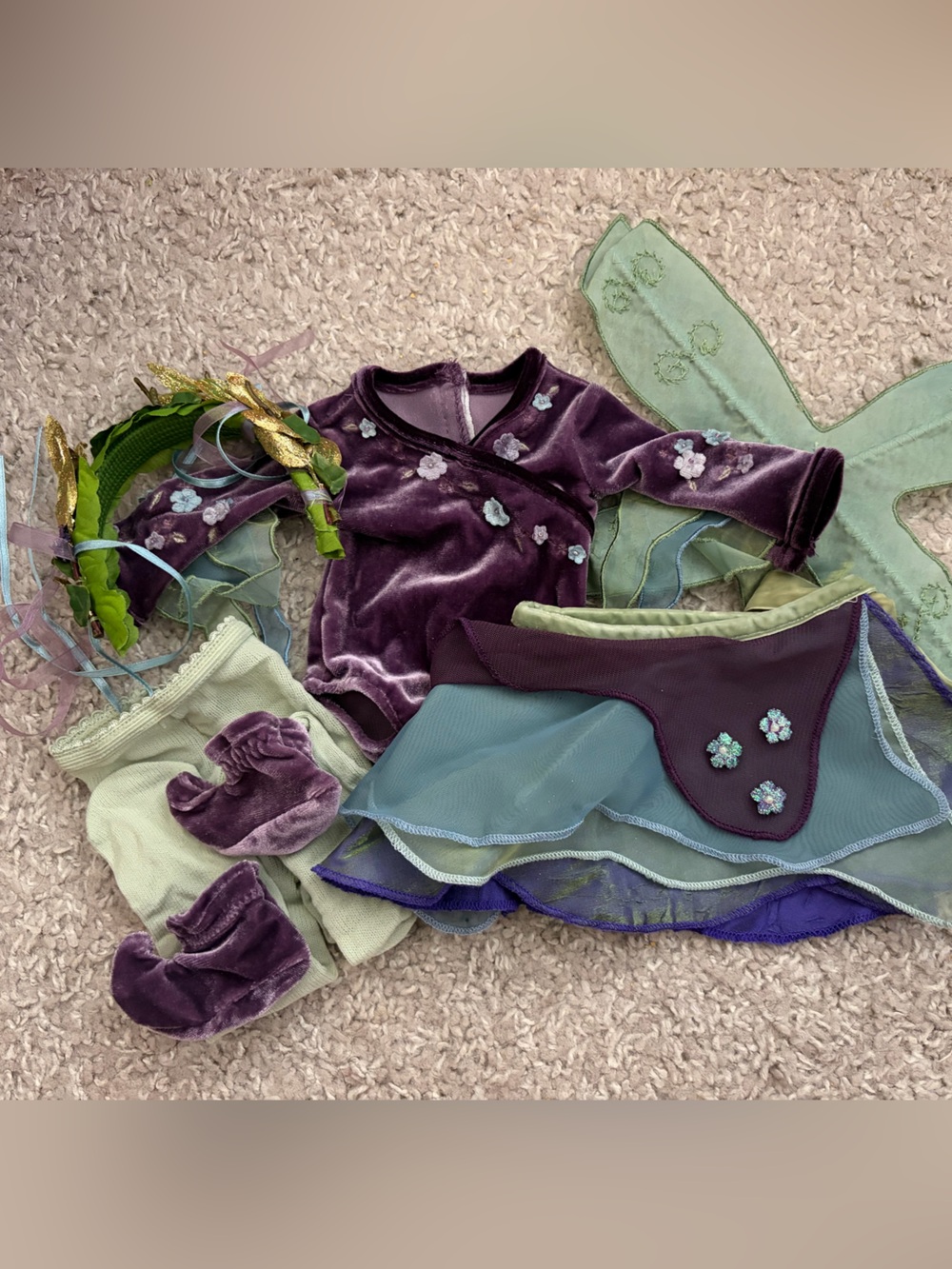 American Girl Wood Fairy Outfit Set